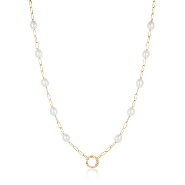 YGP Pearl Chain Charm Connector Necklace Vaughan's Jewelry Edenton, NC