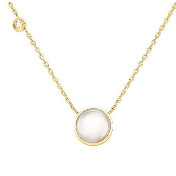 SS/YGP Starry MOP Necklace Image 2 Vaughan's Jewelry Edenton, NC