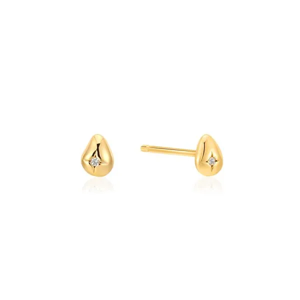 YGP Pebble Sparkle Stud Earrings Vaughan's Jewelry Edenton, NC