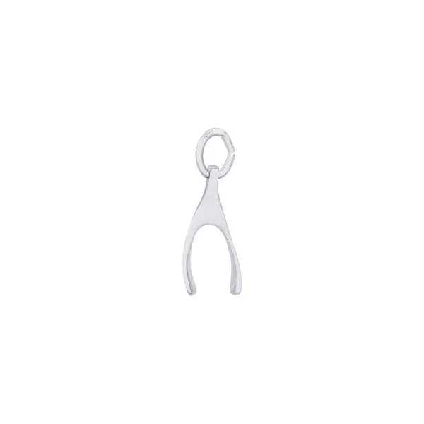 SS Small Wishbone Charm Vaughan's Jewelry Edenton, NC