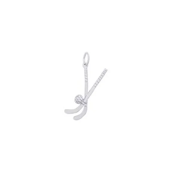 SS Field Hockey Sticks With Ball Charm Vaughan's Jewelry Edenton, NC
