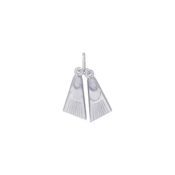 SS Swim Fins Charm Vaughan's Jewelry Edenton, NC