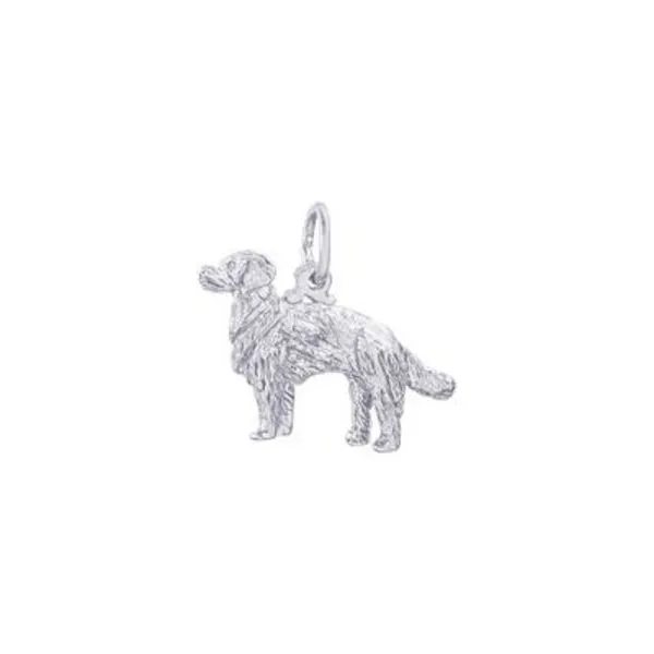 SS Golden Retriever Dog Charm Vaughan's Jewelry Edenton, NC