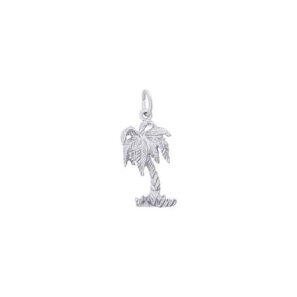SS Palm Tree Charm Vaughan's Jewelry Edenton, NC