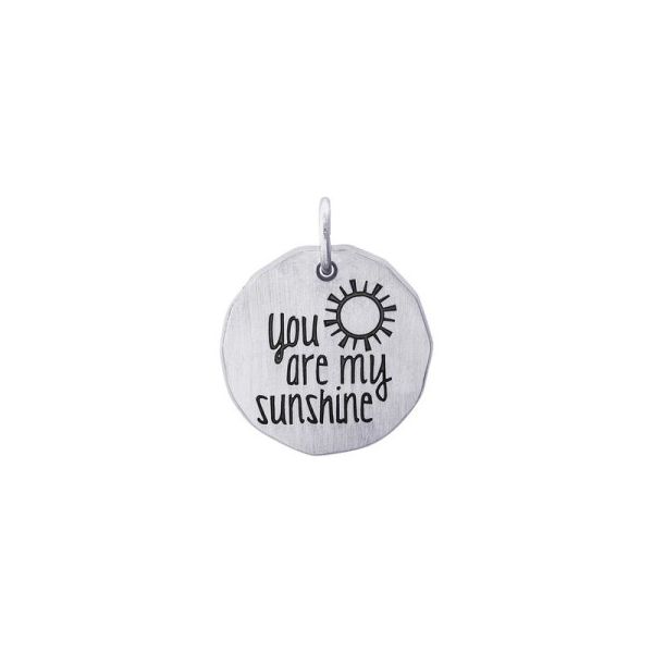 SS You Are My Sunshine Charm Tag Vaughan's Jewelry Edenton, NC