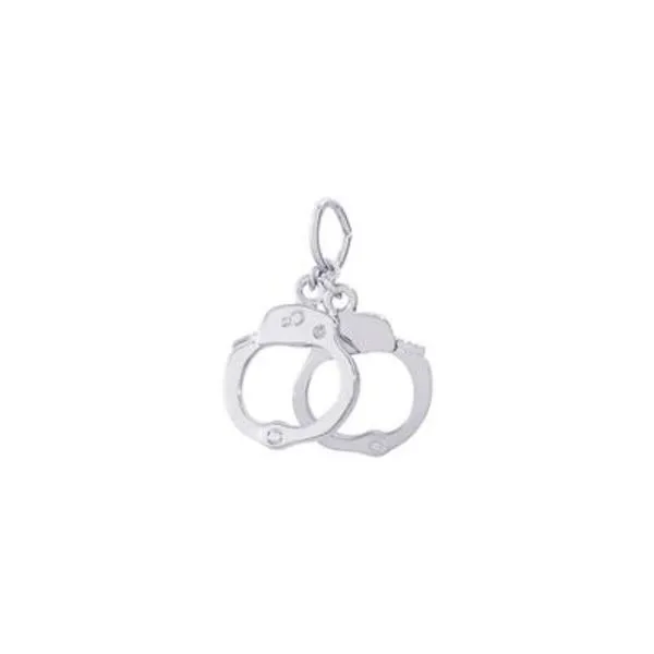 SS Handcuffs Charm Vaughan's Jewelry Edenton, NC