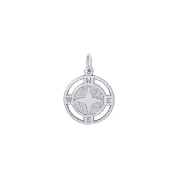 SS Nautical Compass Charm Vaughan's Jewelry Edenton, NC
