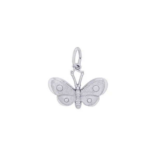 SS Spotted Wings Butterfly Charm Vaughan's Jewelry Edenton, NC
