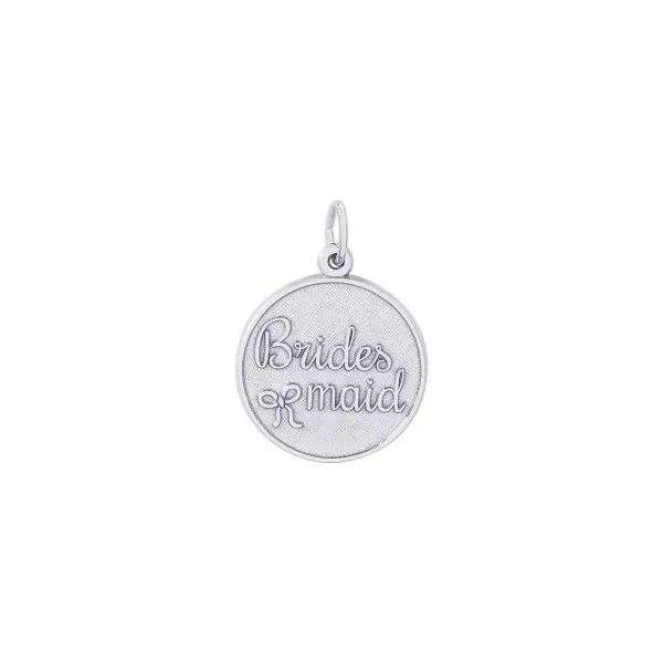 SS Bridesmaid Disc Charm Vaughan's Jewelry Edenton, NC