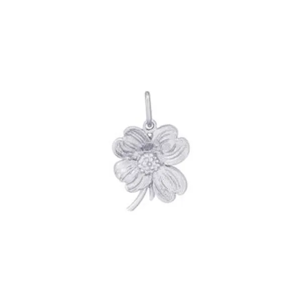 SS Dogwood Flower Charm Vaughan's Jewelry Edenton, NC
