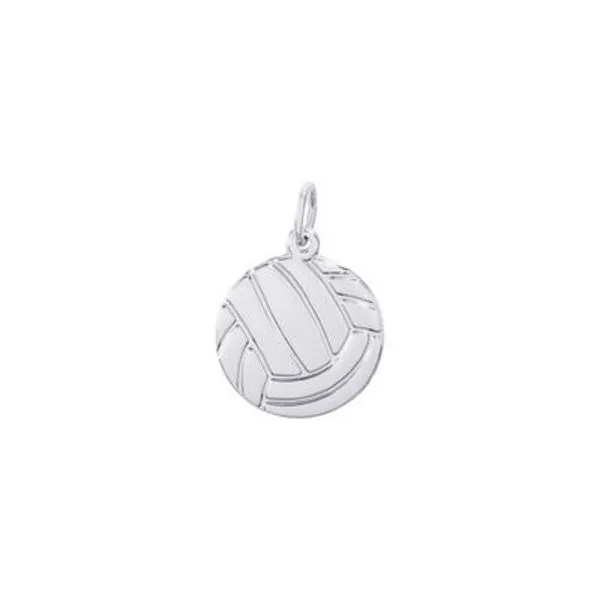 SS Flat Volleyball Charm Vaughan's Jewelry Edenton, NC
