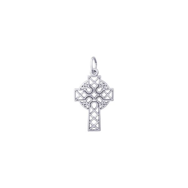 SS Ornate Celtic Cross Charm Vaughan's Jewelry Edenton, NC