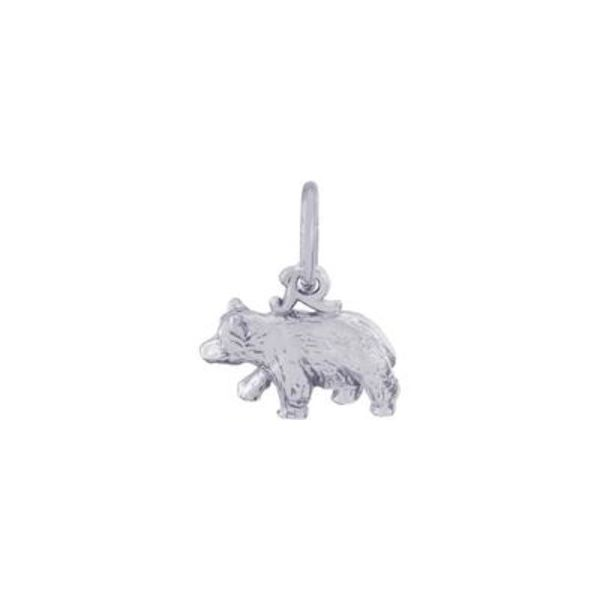 SS Black Bear Accent Charm Vaughan's Jewelry Edenton, NC