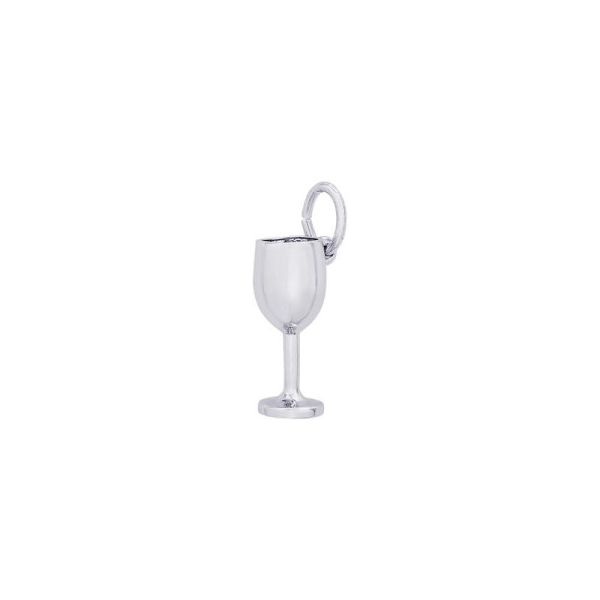 SS Wine Glass Charm Vaughan's Jewelry Edenton, NC