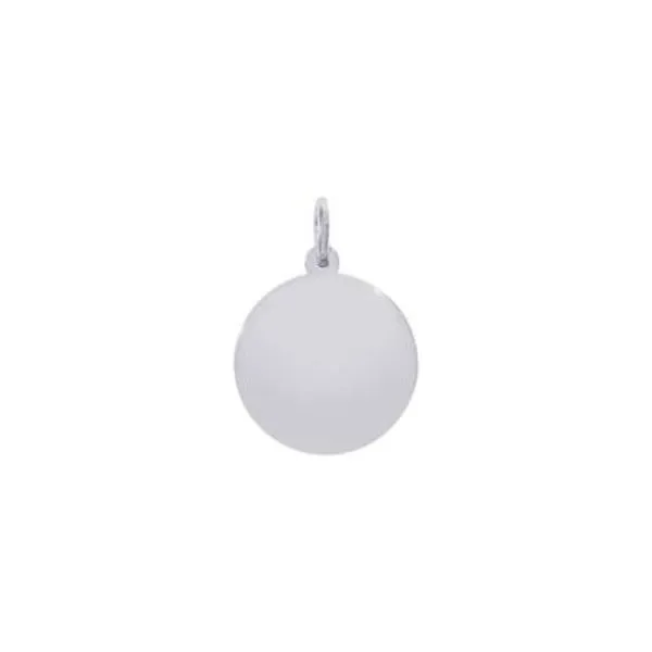 SS Medium Rd Disc Charm 19mm Vaughan's Jewelry Edenton, NC