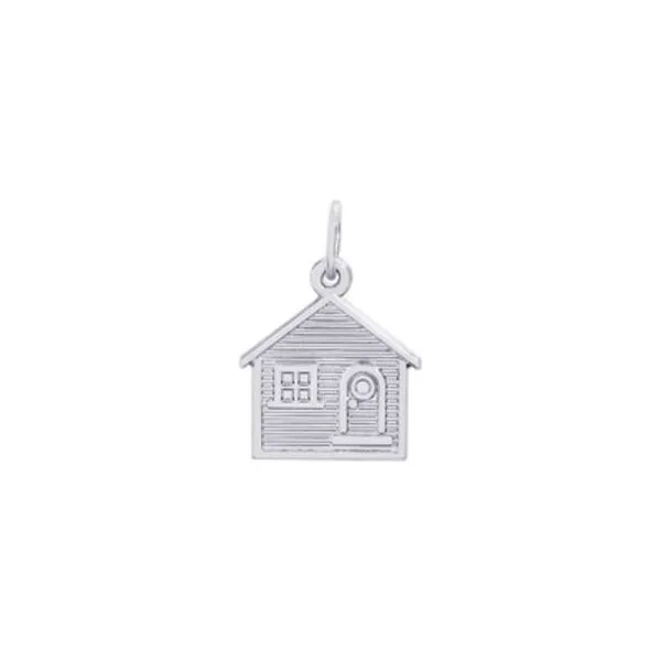 SS Flat House Charm Vaughan's Jewelry Edenton, NC