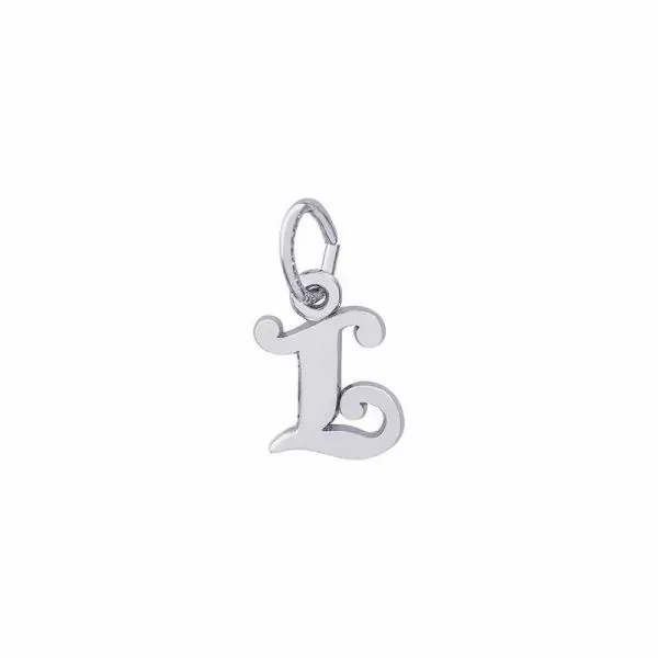 SS Curly Initial L Accent Charm Vaughan's Jewelry Edenton, NC