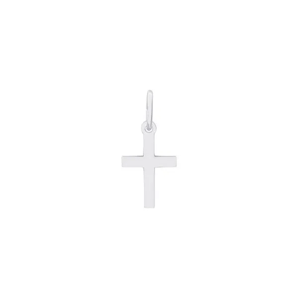 SS Small Plain Cross Charm Vaughan's Jewelry Edenton, NC
