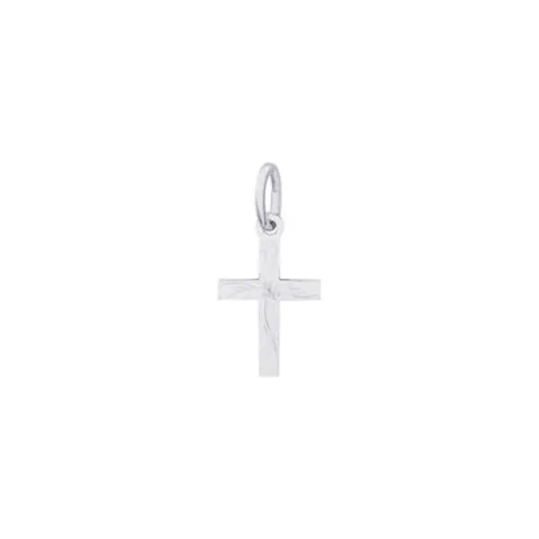 SS Small Flared Cross Charm Vaughan's Jewelry Edenton, NC