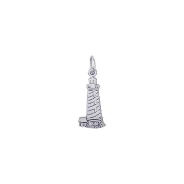 SS Cape Hatteras, NC Flat Lighthouse Charm Vaughan's Jewelry Edenton, NC