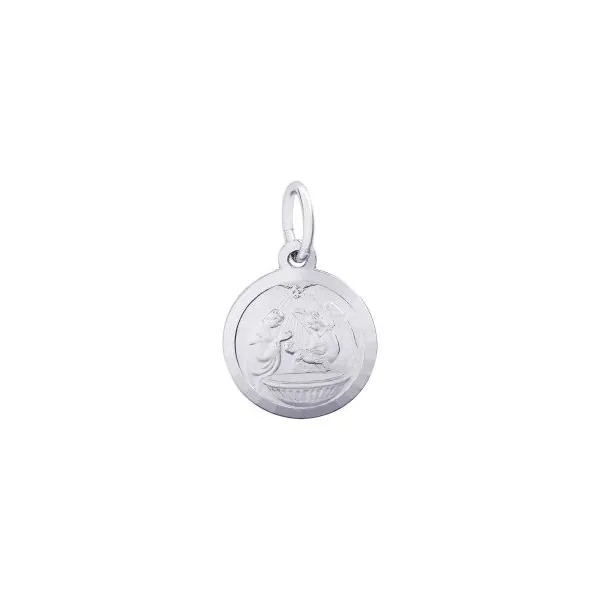SS Baptism Disc Charm Vaughan's Jewelry Edenton, NC
