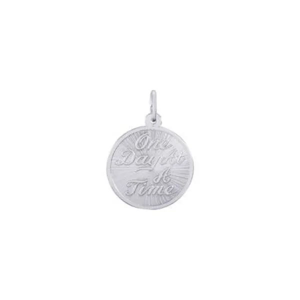 SS One Day At A Time Disc Charm Vaughan's Jewelry Edenton, NC