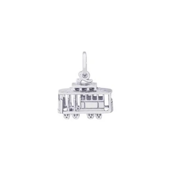 SS Cable Car Charm Vaughan's Jewelry Edenton, NC