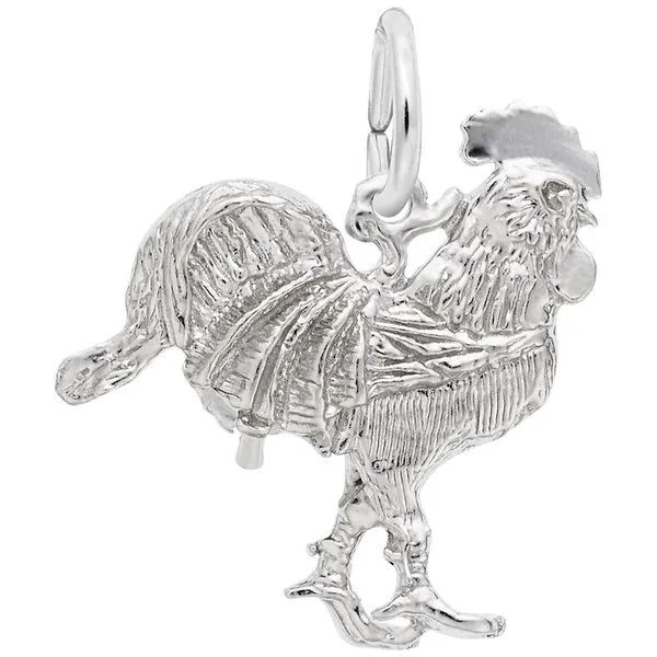 SS Rooster Charm Vaughan's Jewelry Edenton, NC