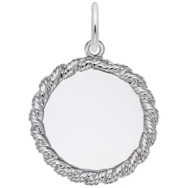SS Extra-Small Heavy Duty Classic Twisted Rope Disc - 17.5mm Vaughan's Jewelry Edenton, NC
