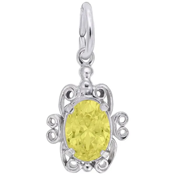 SS Filigree November Charm Vaughan's Jewelry Edenton, NC