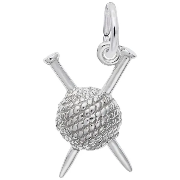 SS Knitting Charm Vaughan's Jewelry Edenton, NC