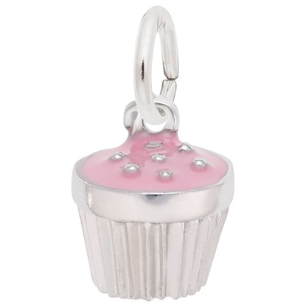SS Pink Cupcake Charm Vaughan's Jewelry Edenton, NC