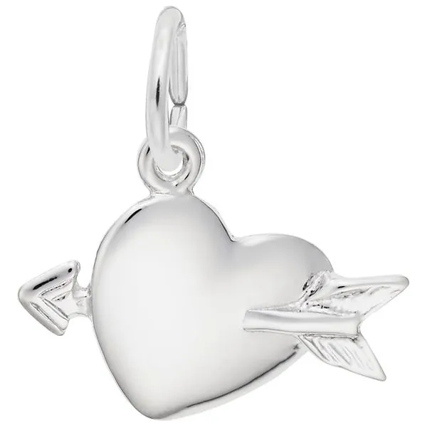 SS Love Struck Heart Charm Vaughan's Jewelry Edenton, NC