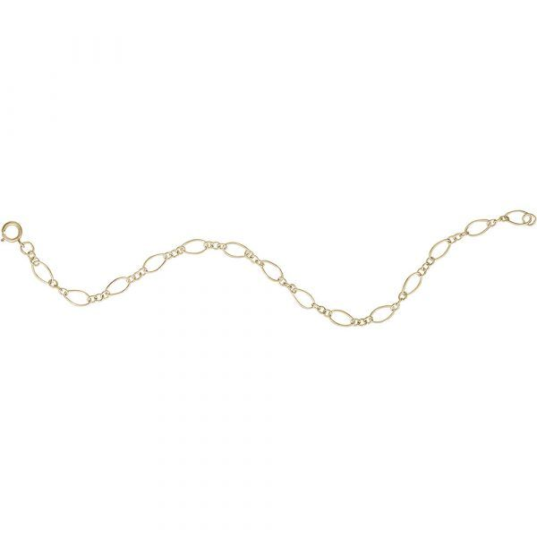 8, GP Small Figaro Link Charm Bracelet Vaughan's Jewelry Edenton, NC