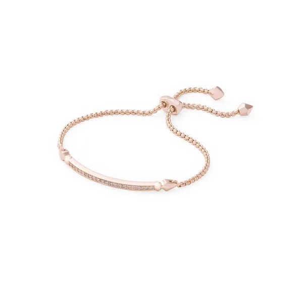 Ott Adjustable Bracelet, Rose/White CZ - SIG18 Vaughan's Jewelry Edenton, NC