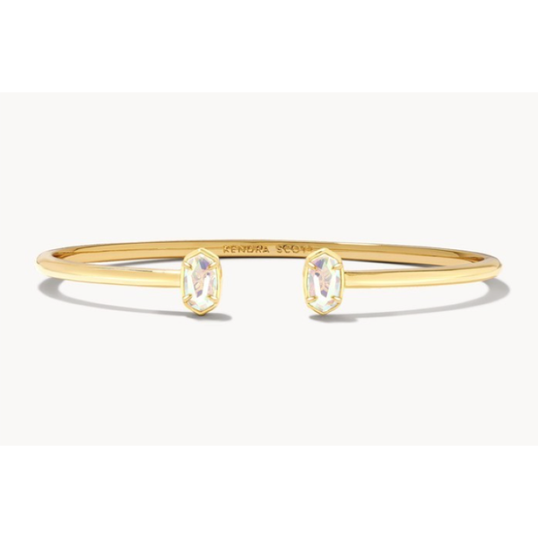Emilie Cuff Bracelet Gold Dichroic Glass Vaughan's Jewelry Edenton, NC