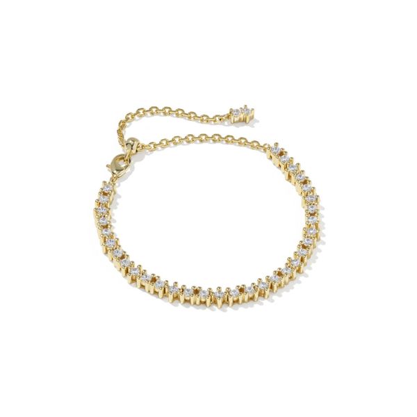 Fate Tennis Bracelet - Gold/White CZ Vaughan's Jewelry Edenton, NC