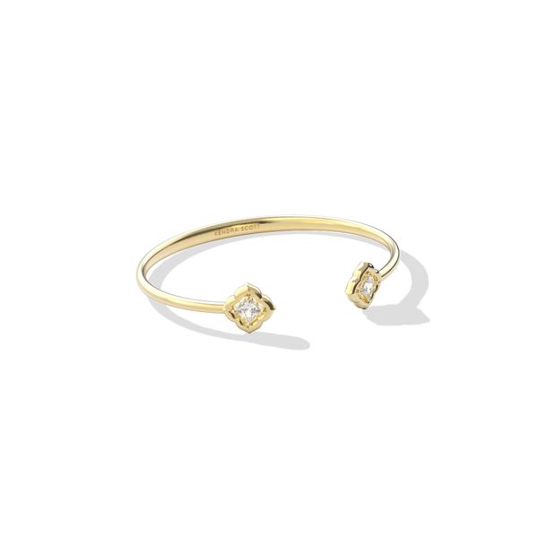 Mallory Crystal Cuff Bracelet - Gold Vaughan's Jewelry Edenton, NC