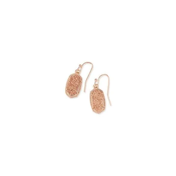 Lee Earring, Rose/Rose Drusy Vaughan's Jewelry Edenton, NC