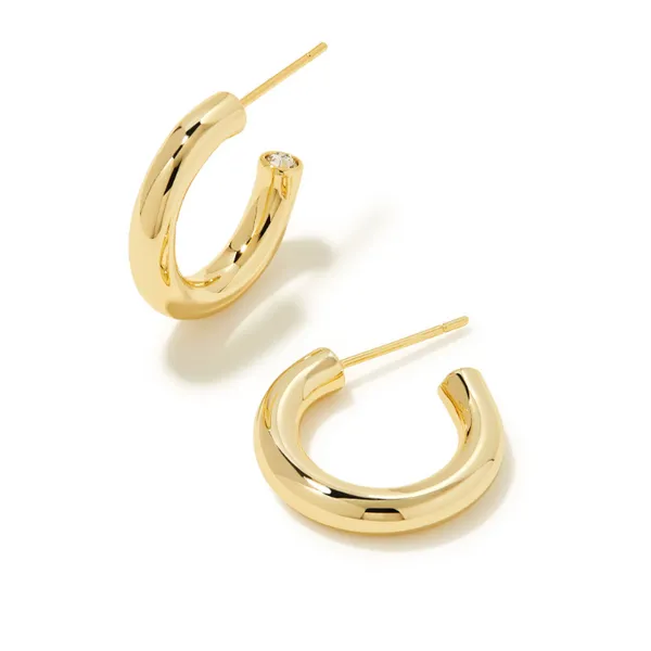 Colette Huggie Earrings - Gold Vaughan's Jewelry Edenton, NC