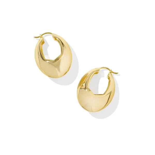 Liana Hoop Earrings - Gold Vaughan's Jewelry Edenton, NC
