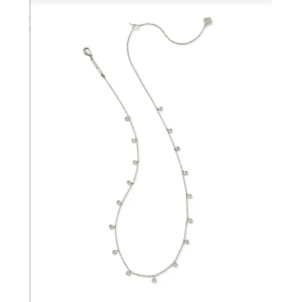 Amelia Chain Necklace Rhodium - SIG Vaughan's Jewelry Edenton, NC