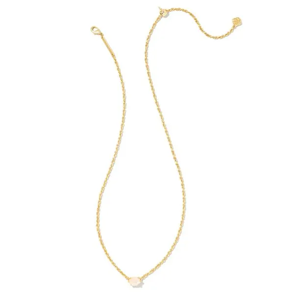 Cailin Pendant Necklace - Gold/Champagne Opal Crystal - SPRING23 Vaughan's Jewelry Edenton, NC