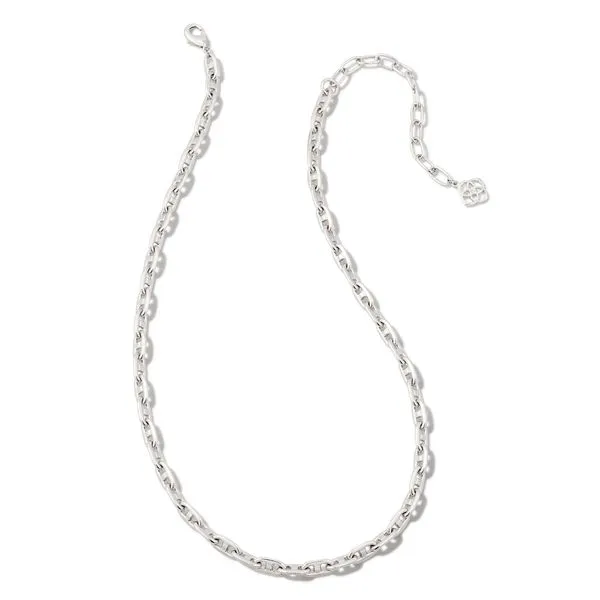 Bailey Chain Necklace - Rhodium - SUM23 Vaughan's Jewelry Edenton, NC