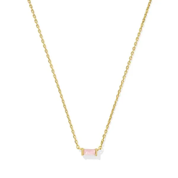 Juliette Pendant - Gold/Rose Quartz Vaughan's Jewelry Edenton, NC