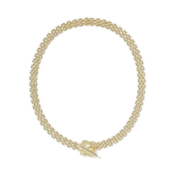 Clara Toggle Link Chain Necklace - Gold Vaughan's Jewelry Edenton, NC
