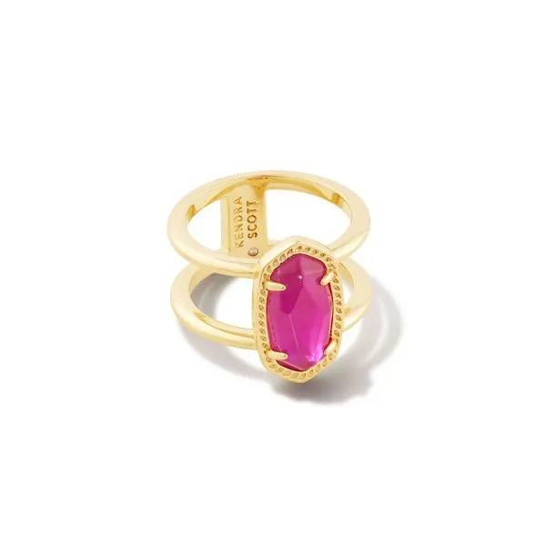 8, Elyse Double Band Ring --- Gold Azalea Illusion Vaughan's Jewelry Edenton, NC