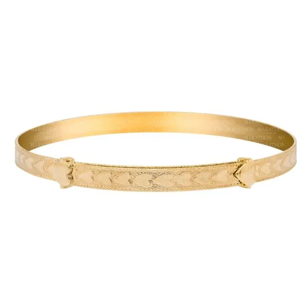 14k GF Heart Adjustable Children's Bracelet Vaughan's Jewelry Edenton, NC