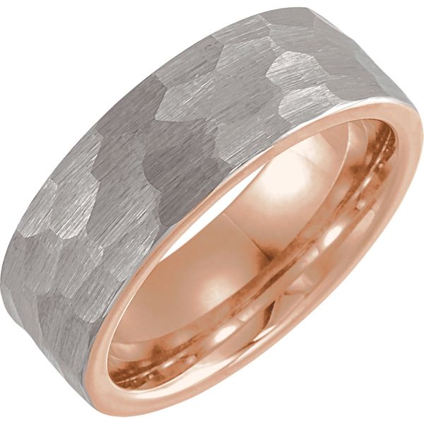 11, 18k 6mm Rose Gold-Plated Tungsten Band Vaughan's Jewelry Edenton, NC