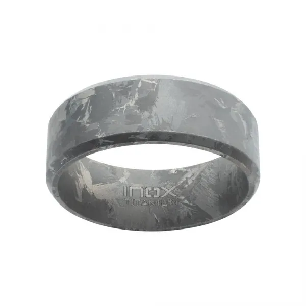 10.5, 8mm Titanium Frosted Ring Vaughan's Jewelry Edenton, NC